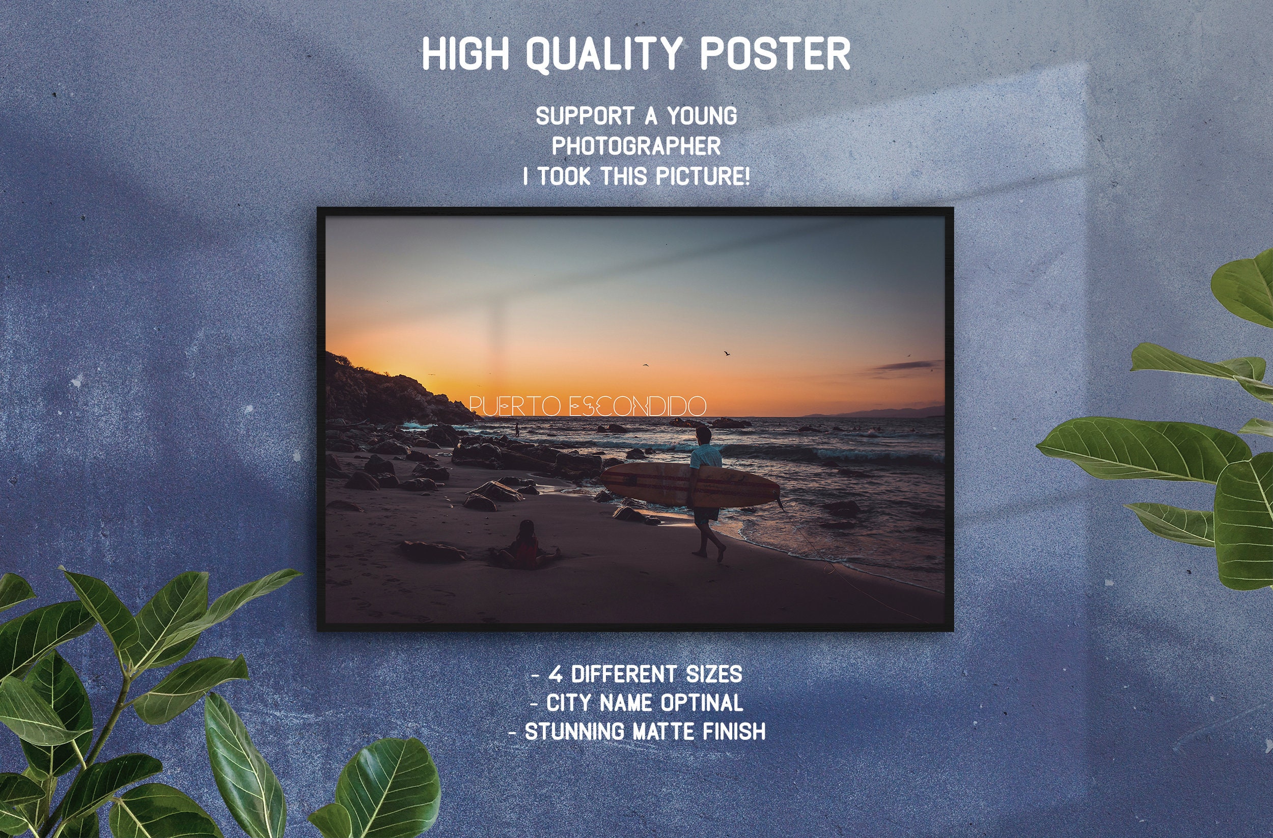 Puerto Escondido, Oaxaca, Mexique Poster Fine Art Photo Print