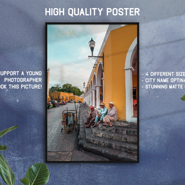 Izamal, Yucatan, Mexico Poster Fine Art Photo Print