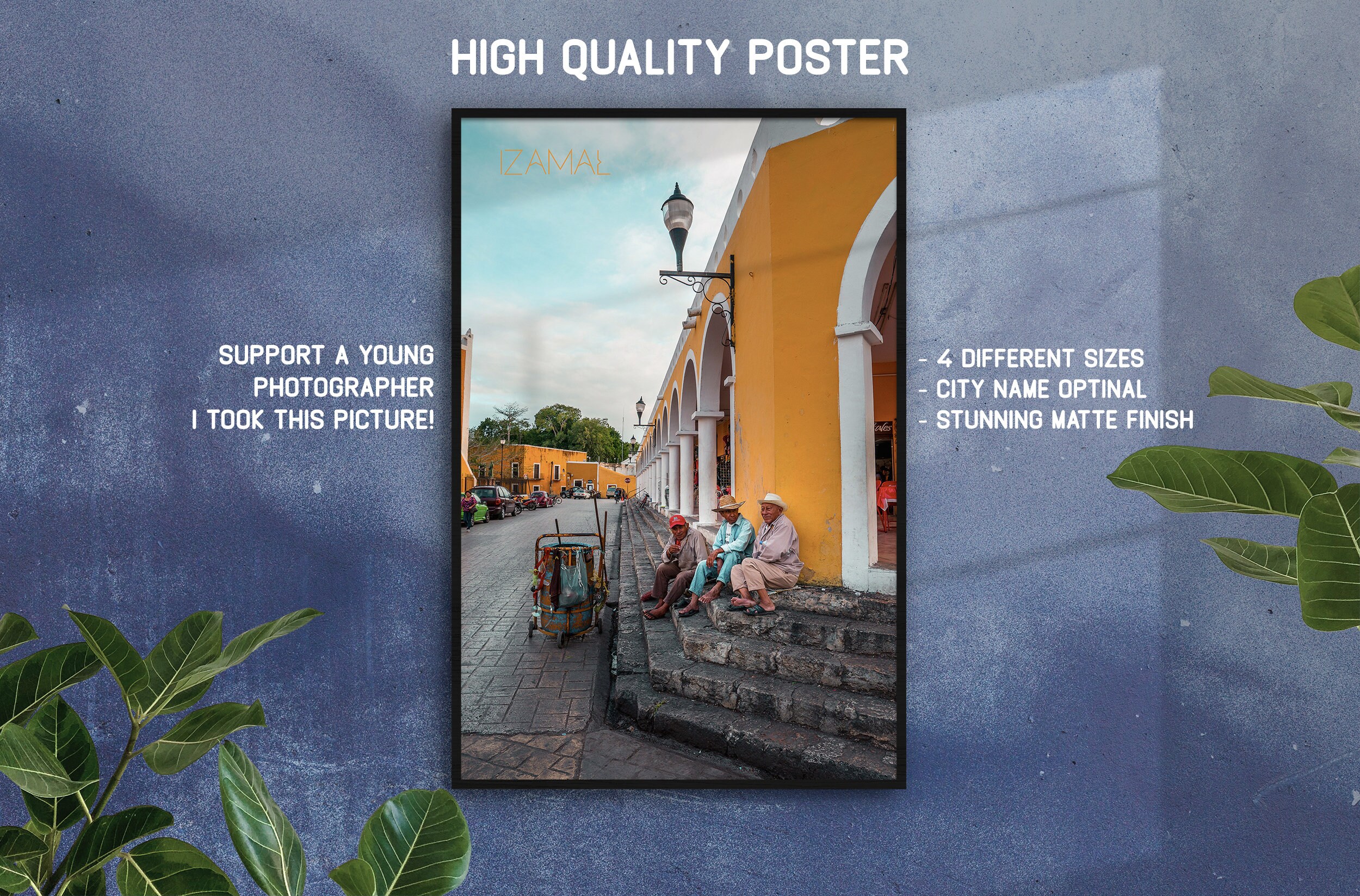 Izamal, Yucatan, Mexique Poster Fine Art Photo Print