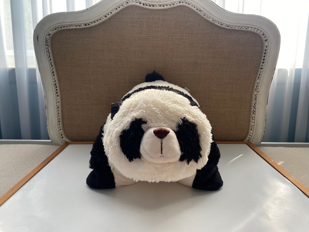 My Pillow Pet Panda Bear Large 18 Black & White Plush 2010 Etsy