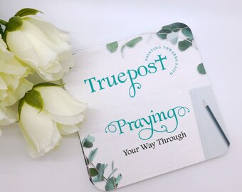 Praying Memory Verse Cards, Scripture Verse Set With Devotions on Prayer.