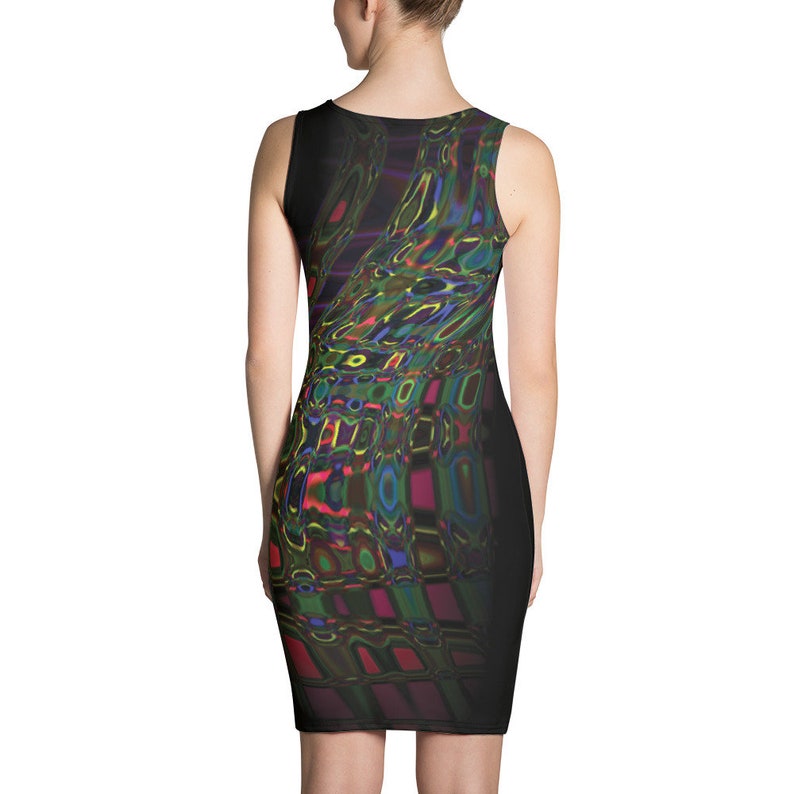 Midnight Samba Sublimation Cut /& Sew Dress Design by Andrew Neil Olscher