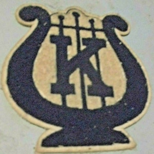 VINTAGE baltimore maryland KENWOOD High School carta Música dramática 1948 PENNANT