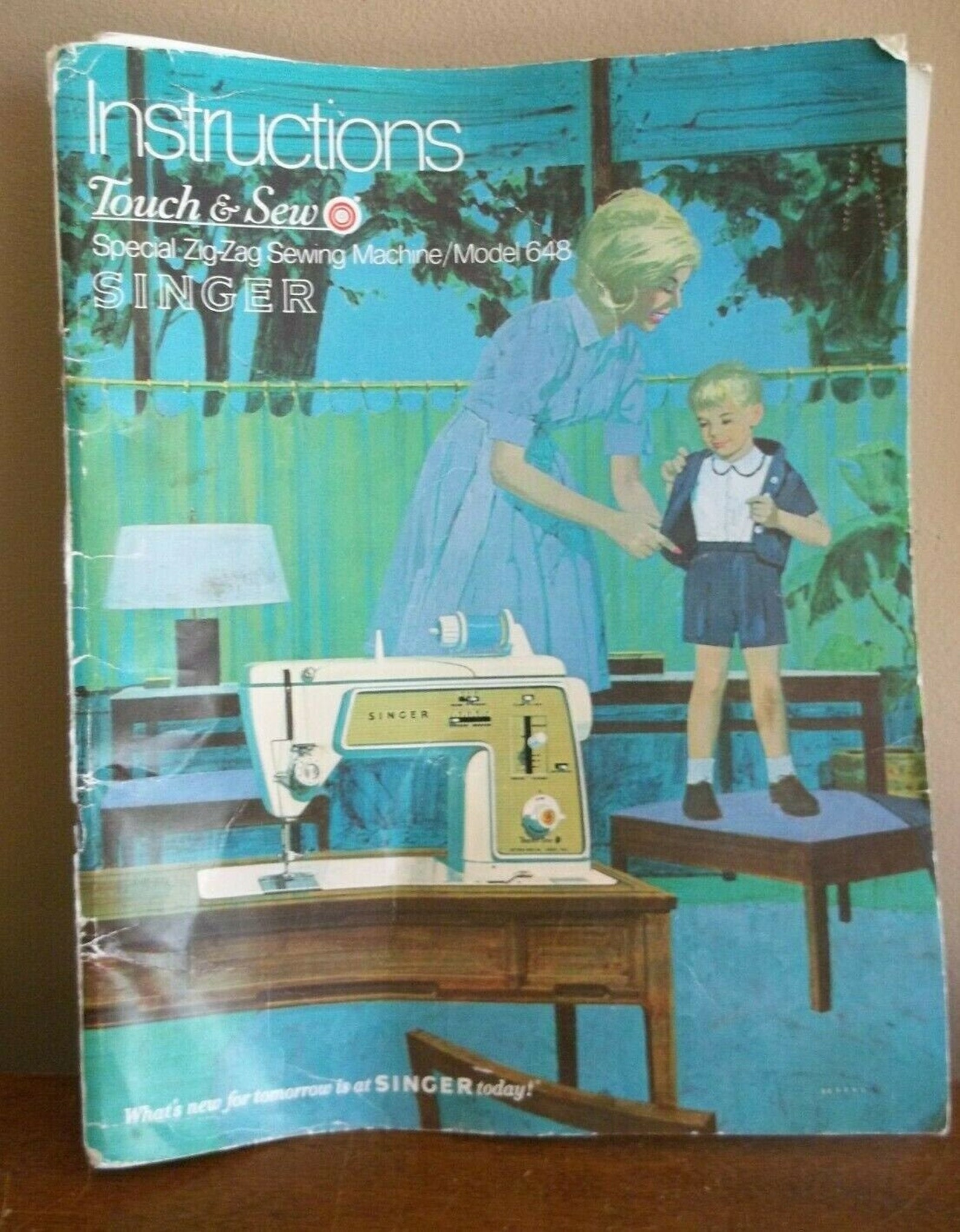 Vintage SINGER Sewing Machine MANUAL How to Instruction Book Etsy