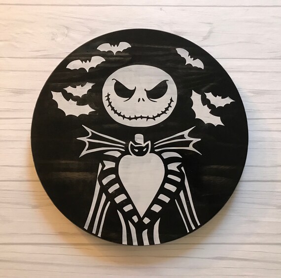 Nightmare Before Christmas Door Hanger Etsy