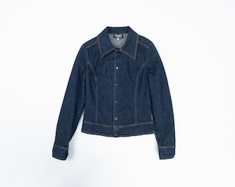 1990s DOLCE & GABBANA Denim Jacket With Original Pins - Etsy