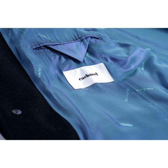 Cacharel Men’s Navy Blue Brushed Wool – Cashmere … - image 7