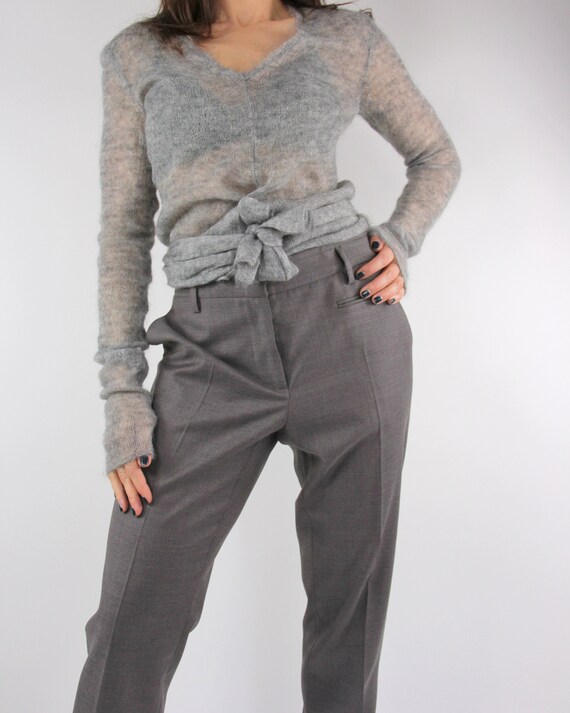 Wide Leg Pants, Wool Pants, Womens Pants, Grey Pants, Dark Gray Pants,  Winter Pants, Loose Pants, Grey Trousers, Palazzo Pants C1002 -  Denmark