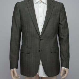 CORNELIANI gray wool/cotton blazer SIZE US 38