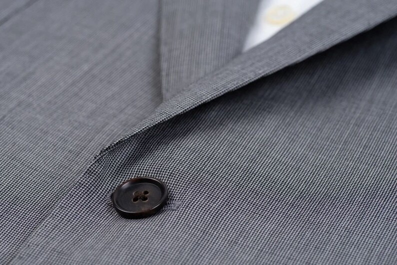 Suitsupply Sienna 2 Button Super 130/'s Wool Gray Blazer US 38L EU 94