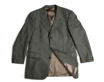 HUGO BOSS Wool-Cashmere Blend Blazer Jacket Size US 42L