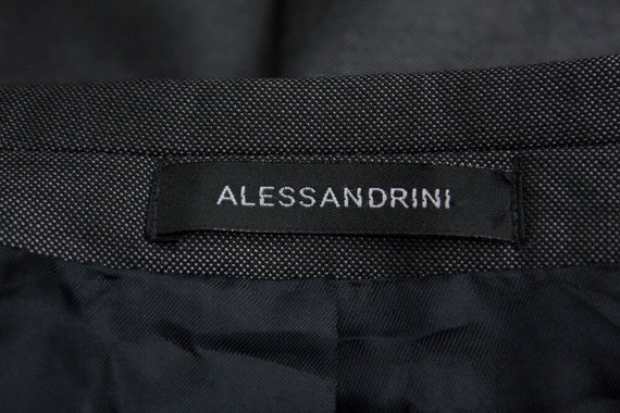 DANIELE ALESSANDRINI wool & silk gray blazer, siz… - image 8