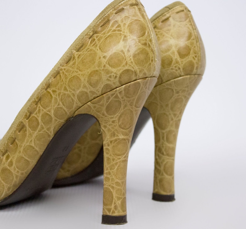 PURA LOPEZ Light Brown Heels US 6.5 EU37 UK4