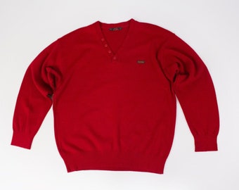 PAUL & SHARK Yachting Men's Wool Red Jumper, L