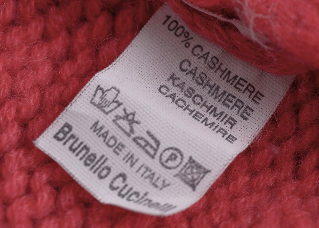 Pull Femme Brunello Cucinelli En Laine Alpaga - Rose - Taille M - Tricot Câble Fait Main Italie