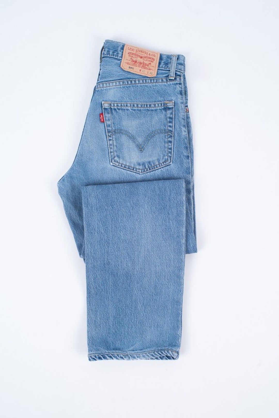 Levi's 505 Vintage Light Blue Jeans, W31/L30.5 - Etsy Levi's 505 Vintage Light Blue Jeans, W31/L30.5 - Etsy