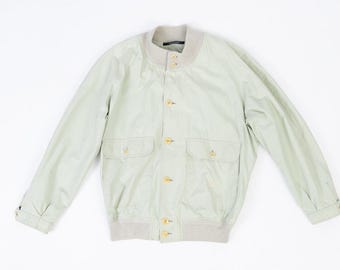 Giacca vintage in stile Harrington di Burberry, taglia M da uomo