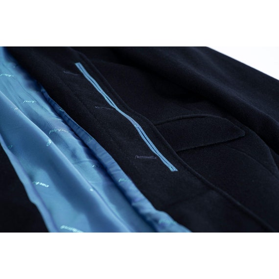 Cacharel Men’s Navy Blue Brushed Wool – Cashmere … - image 6