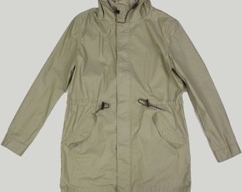 SAMSOE & SAMSOE Veste Parka Imperméable Khaki pour hommes, TAILLE S