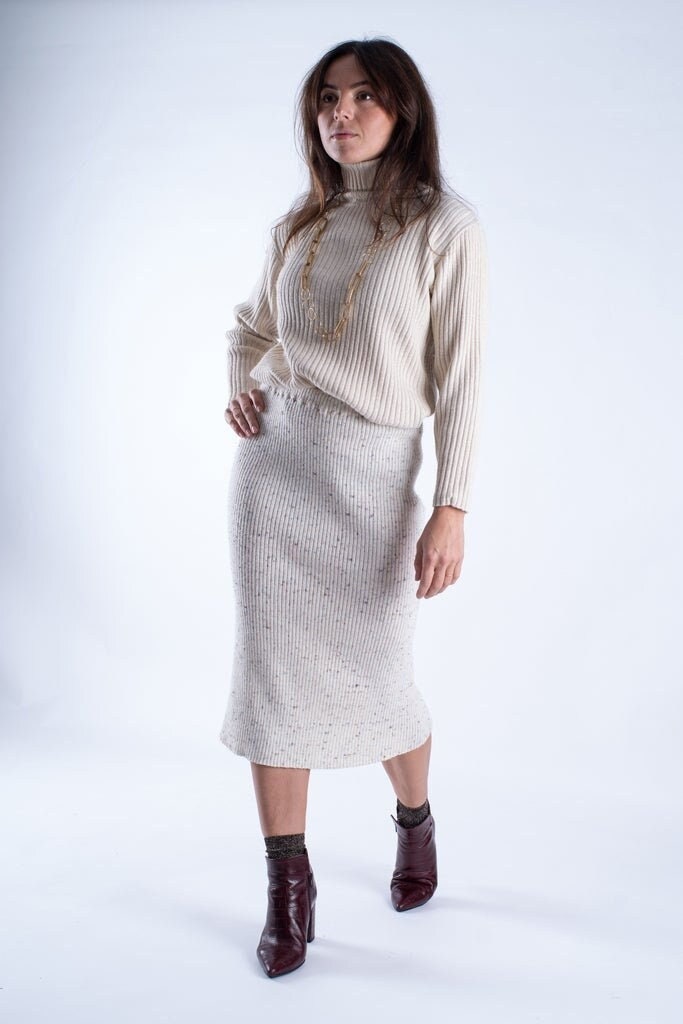 Knit Midi Skirt - Etsy