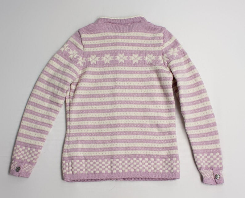 DALE of NORWAY women/'s nordic 100/% wool pink cardigansweater XXS