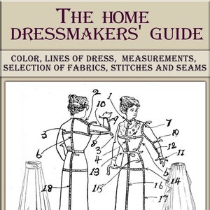 Vintage dressmaking guide book,drafting garments,sewing manual