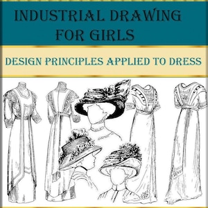 Design edwardian vintage dress,pattern drafting edwardian era dress