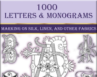 1000 vintage embroidery fonts pattern design,monogram patterns,hand embroidery