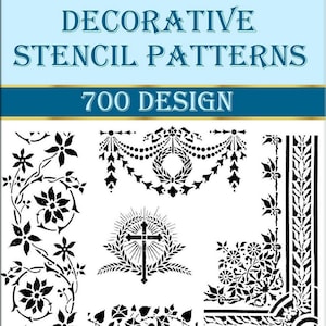 700 Decorative pattern stencils designs,scrapbooking stencil stamping patterns