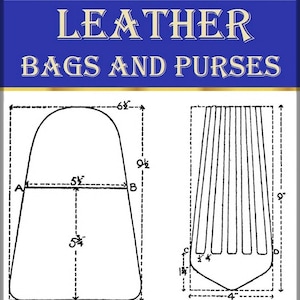 Leather bag patterns,tutorial,cutting,Leather Bags And Purses
