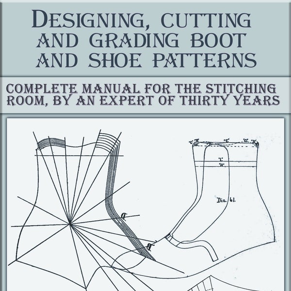How To Make hand made shoes,vintage shoe sewing pattern book