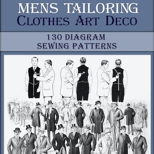 Mens sewing patterns,victorian vest pattern trouser,tuxedo - victorian book