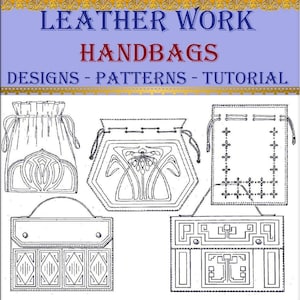 How To Make Leather bag,Designs-pattern-Tutorial,crafting book pdf