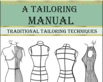 Rare tailoring Sewing manual book,vintage dressmaking,retro dress pattern