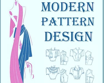 1940s Vintage Dress Sewing Pattern Book: Modern Design (PDF)