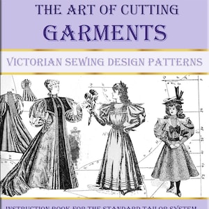 Victorian dress sewing pattern book,retro historical costume patterns