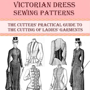 Victorian Dress Patterns,vintage dressmaking,retro dress pattern