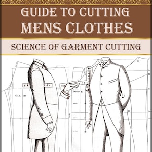 The Cut of Men's Clothes: 1600-1900 by Norah Waugh - Vintage