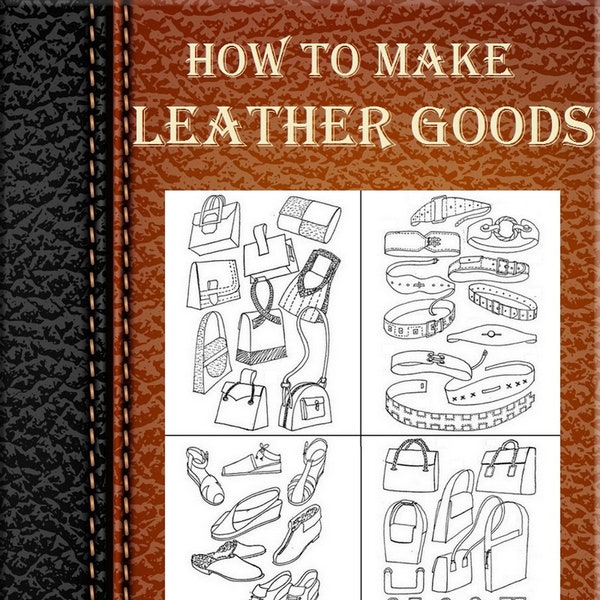 How To Make Leather Goods work patterns,leather pdf pattern