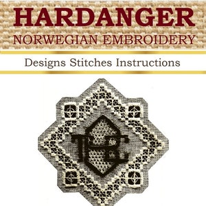 Vintage Hardanger hand embroidery designs,patterns,tutorial book