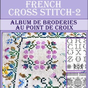 Retro Cross stitch pattern book,hand embroidery Album de Broderies au Point De Croix-2
