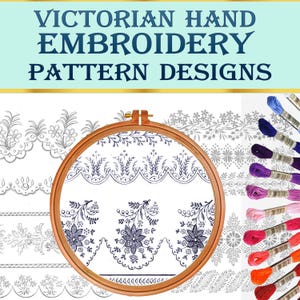Hand Embroidery Designs Pattern Book-1,vintage 150 patterns