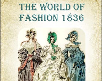 Vintage Victorian Fashions Catalog,antique Dress Design,rare Book