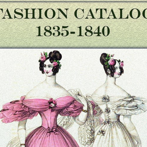 Victorian Clothing Fashions Catalogillustration Vintage - Etsy