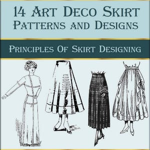 Skirt sewing pattern,Diagrams of skirts,victorian pattern