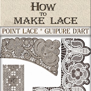 How to make vintage lace,hand made patterns,lace making book