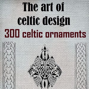 300 celtic ornamental design pattern,art decor,style & symbol