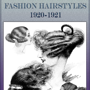 Vintage ladies ephemera printable,art deco fashion catalog 1920s,Fashion Hairstyles