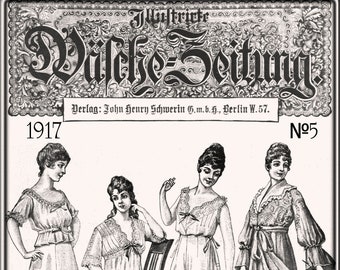 Victorian Underwear,nightgown,Edwardian dress,historical costume,GERMAN EDITION 25 Patterns