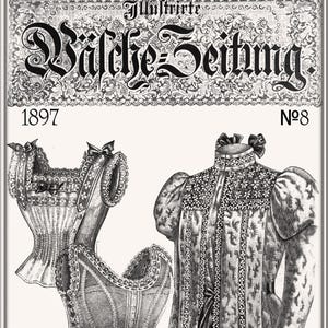 Victorian Underwear Pdf sewing patterns,GERMAN EDITION,vintage Pattern Österr. Wäschezeitung 1897-8